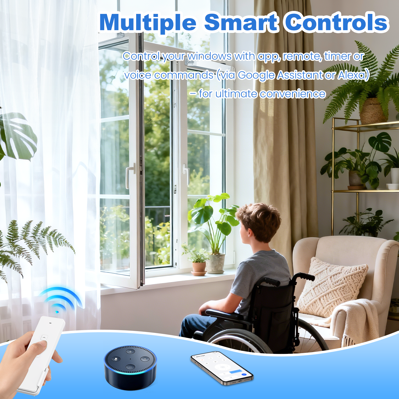 Upgrade Your Home with the Olide OS1004 Smart Swing Window Opener
