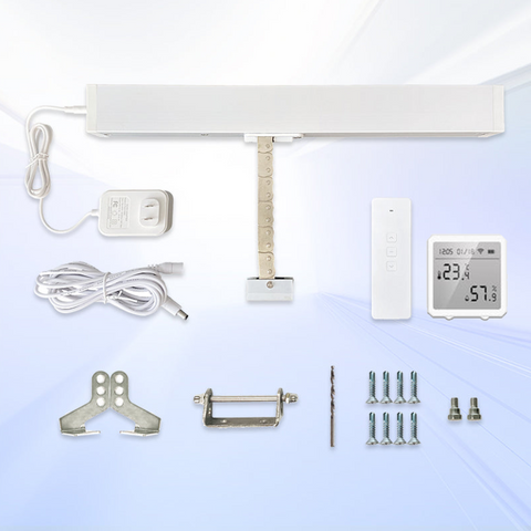 Tuya WIFI Automatic Window OpenerOS1003 and Smart WiFi Temperature & Humidity Sensor