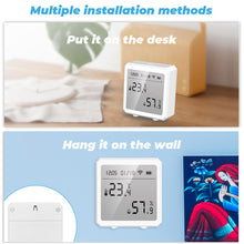 Tuya WIFI Automatic Window OpenerOS1003 and Smart WiFi Temperature & Humidity Sensor
