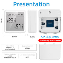 Smart WiFi Temperature & Humidity Sensor with Intelligent Linkage