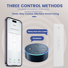 Mini30 Smart Curtain Motor (Mini Motor) - App/Voice/Remote Control, 50KG Load, ≤35dB Quiet, 100 - 240V for Home/Hotel/Office