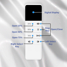 Tuya-Connected Olide Mini40 Hidden Curtain System | New Remote: 25%/50%/75% Control + Digital Display
