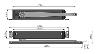 With Phone APP Control, Remote ControlOlide Smart Automatic Casement Window Opener ,0-90° angle adjustment