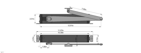 With Phone APP Control, Remote ControlOlide Smart Automatic Casement Window Opener ,0-90° angle adjustment