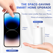 Smart Mini40 Motorised Curtain System, 60kg Load Capacity, Remote Control, Voice and App Compatible